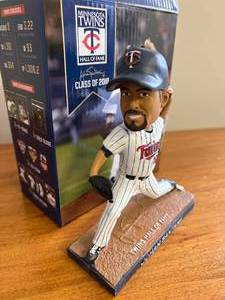 Twins Johan Santana Hall of Fame Figurine