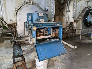 lot 150 image: Power-Flame boiler (strip what you ...