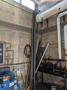 lot 153 image: Corner of misc piping (see photos )...