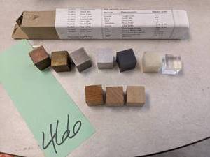 lot 466 image: 30-161 Density Cube Set...