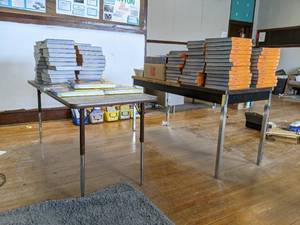 lot 503 image: 2 work table 602428 & 602...