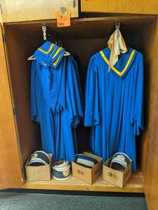 lot 79 image: More than 80 choir gowns and 4...