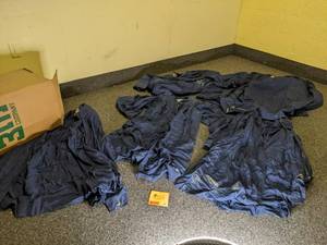 lot 104 image: 6 vintage graduation gowns...