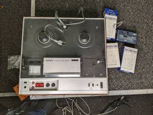 lot 107 image: Sony stereo tape tapecorder (three ...