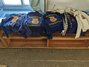 lot 633 image: 5 FFA jackets, roll of gold, silver...