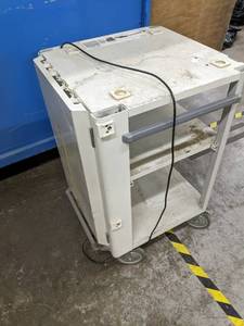 lot 181 image: Cart on wheels with electrical outl...