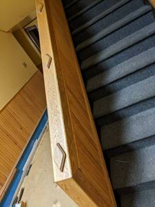 lot 201 image: Wood trim on walls and decorative c...