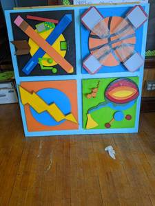 lot 537 image: wooden artwork 4848...