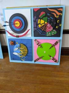 lot 536 image: wooden artwork 4848...