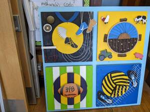lot 538 image: wooden artwork 4848...