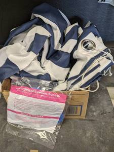 lot 484 image: Shower curtains and deodorizing uri...