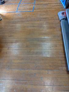 lot 549 image: Hardwood flooring, door, and any wo...