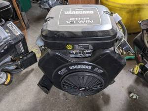 lot 12 image: Vanguard 21 hp VTwin engine...