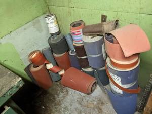 lot 35 image: High value lot of sand paper rolls....