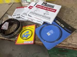 lot 44 image: Lot of band saw blades...