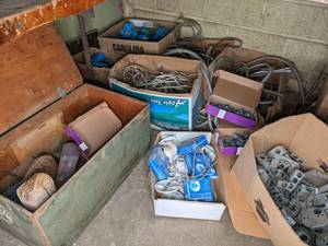 lot 48 image: Lot of assorted electrical supplies...