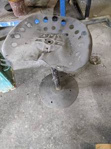 lot 64 image: Tractor seat stool...