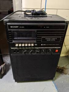 lot 171 image: Sharp HK-20PA Portable Cassette Sou...