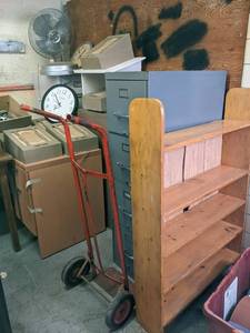 lot 214 image: Large corner lot includes 3 metal f...