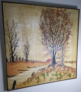 lot 13 image: Vintage Framed Artwork Signed By Fadik
