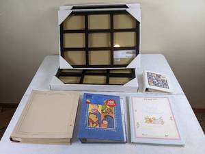 lot 121 image: Set of (4) Photo Albums & (3) Room Essentials Frames