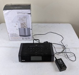 lot 92 image: iHome Docking System for iPod and West Bend Hot Air Popcorn Machine