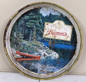 lot 48 image: Vintage Hamms Serving Tray