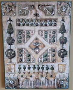 lot 34 image: Beautiful Garden Canvas Wall Art