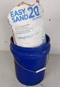 lot 186 image: Two 20 Pound Bags of Joint Compound & Bucket