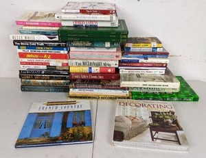 lot 88 image: Lot of 46 Books Cookbooks, Autobiographies (Betty White, Michael J. Fox), Self-Help, Fiction (Sydney Sheldon, Danielle Steel) and More