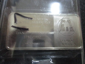 Daniel Webster Silver Bar