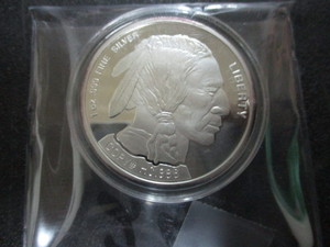 2001 Buffalo Silver Coin