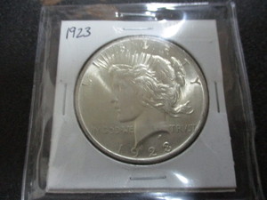 1923 Peace Dollar