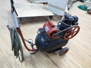 lot 12 image: Homemade Air Compressor