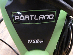 lot 13 image: Portland Electric Pressure Washer