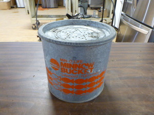 lot 72 image: Fibrill Galvanized Minnow Bucket