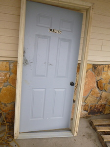 lot 75 image: Metal Door with Frame