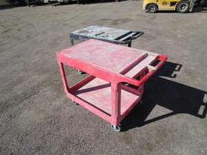 (2) Poly Shop Carts