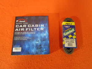 Cabin Filter & Belt for 14-18 Sierra & Silverado