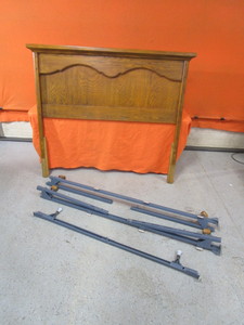 Queen Size Headboard & Bed Frame