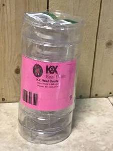 lot 5 image: StackIts Clear Stackable Furniture Risers 8-Pack by SlipStick Customer Returns See Pictures
