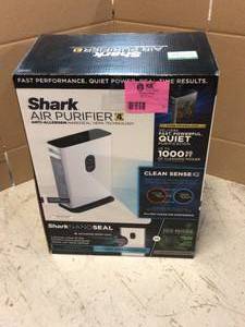 lot 12 image: Air Purifier 4 with Anti-Allergen Multi-Filter Advanced Odor Lock and Smart Sensing (HE401) by Shark Customer Returns See Pictures