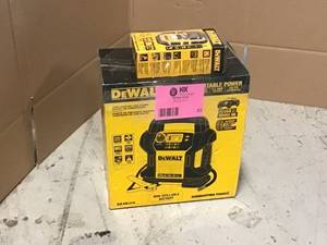 lot 23 image: Lot of 2 Assorted Dewalt Portable Power Stations Customer Returns See Pictures