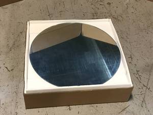 lot 27 image: Severn 21-12 in. W x 21-12 in. H x 4-310 in. D Frameless Stainless Steel Surface-Mount Bathroom Medicine Cabinet by Croydex Customer Returns See Pictures