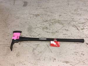 lot 38 image: 4.0 lb. Landscape Axe with 34 in. Fiberglass Handle by Husky Customer Returns See Pictures