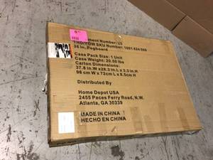 lot 47 image: 2-Pack Steel Pegboard Set in Black (36 in. W x 26 in. H) for Ready-to-Assemble Steel Garage Storage System by Husky Customer Returns See Pictures