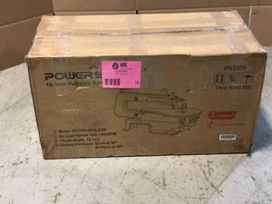 lot 74 image: 16 in. 2-Direction Variable Speed Scroll Saw by PowerSmart Customer Returns See Pictures