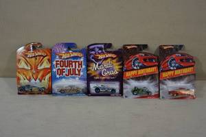 Rare Hot Wheels Holiday and Birthday Special Edition Cars