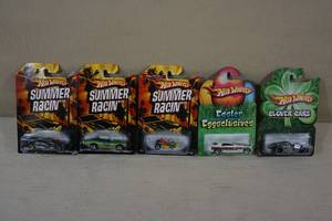 Rare Hot Wheels Easter and Summer Racin Special Edition Cars