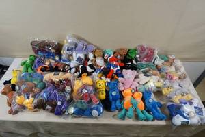 Assorted Collector Bear Toys - Some Beanies, Some Rare
